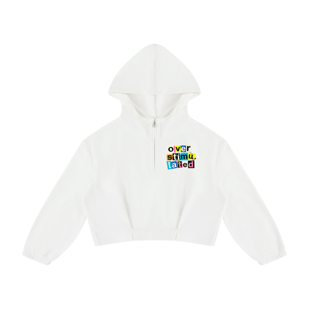 Women’s Overstimulated Boxy Quarter-Zip Hoodie