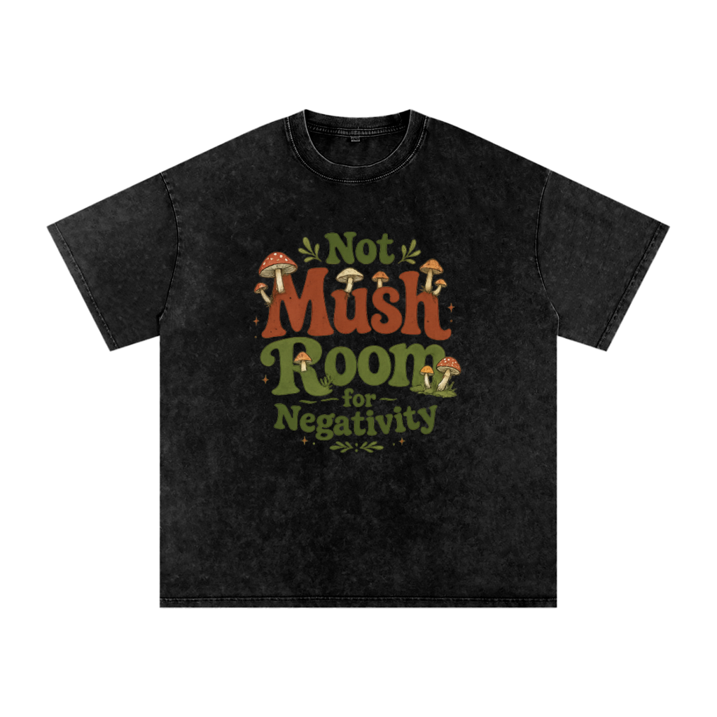 Not Mush Room Oversized Cotton T-Shirt