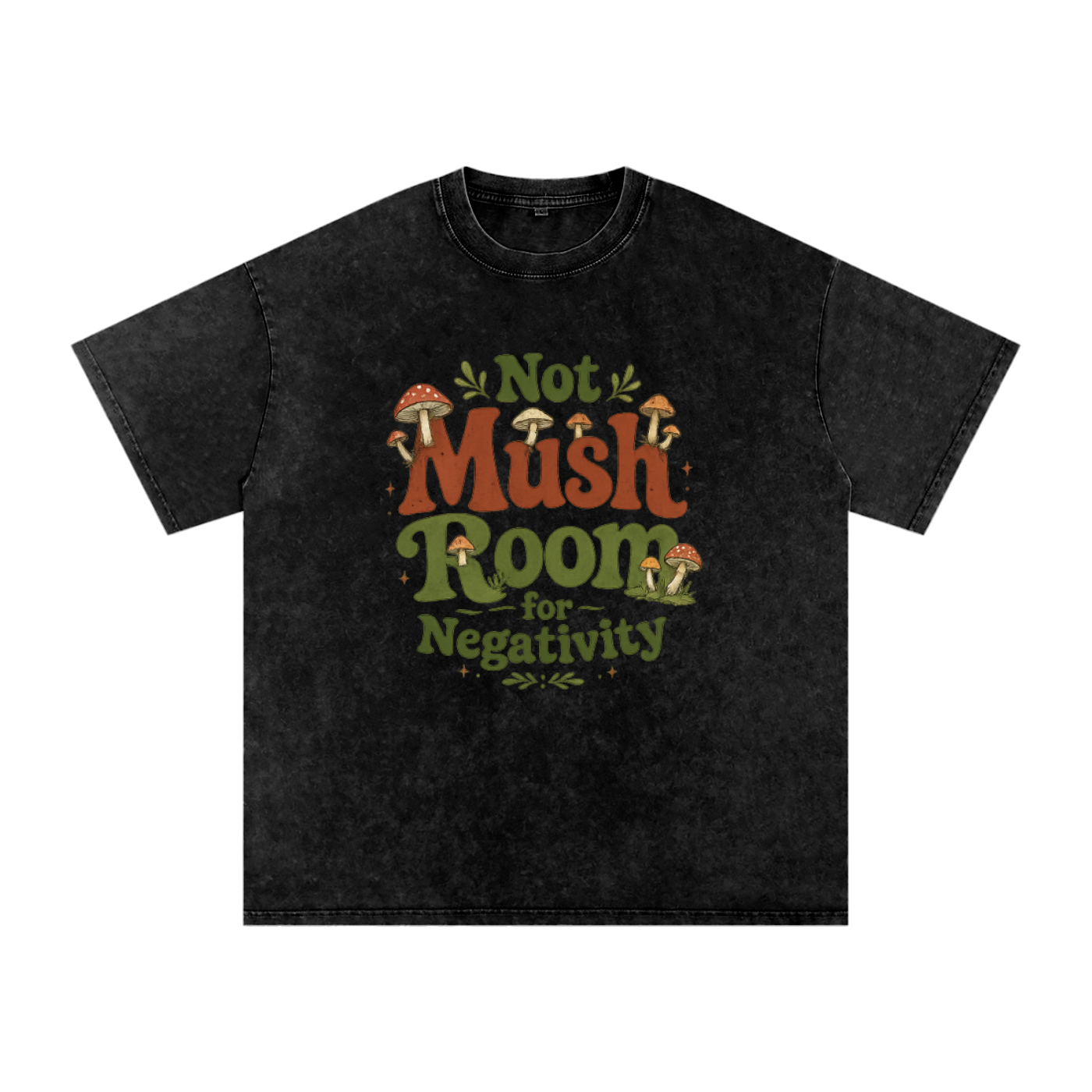 Not Mush Room Oversized Cotton T-Shirt