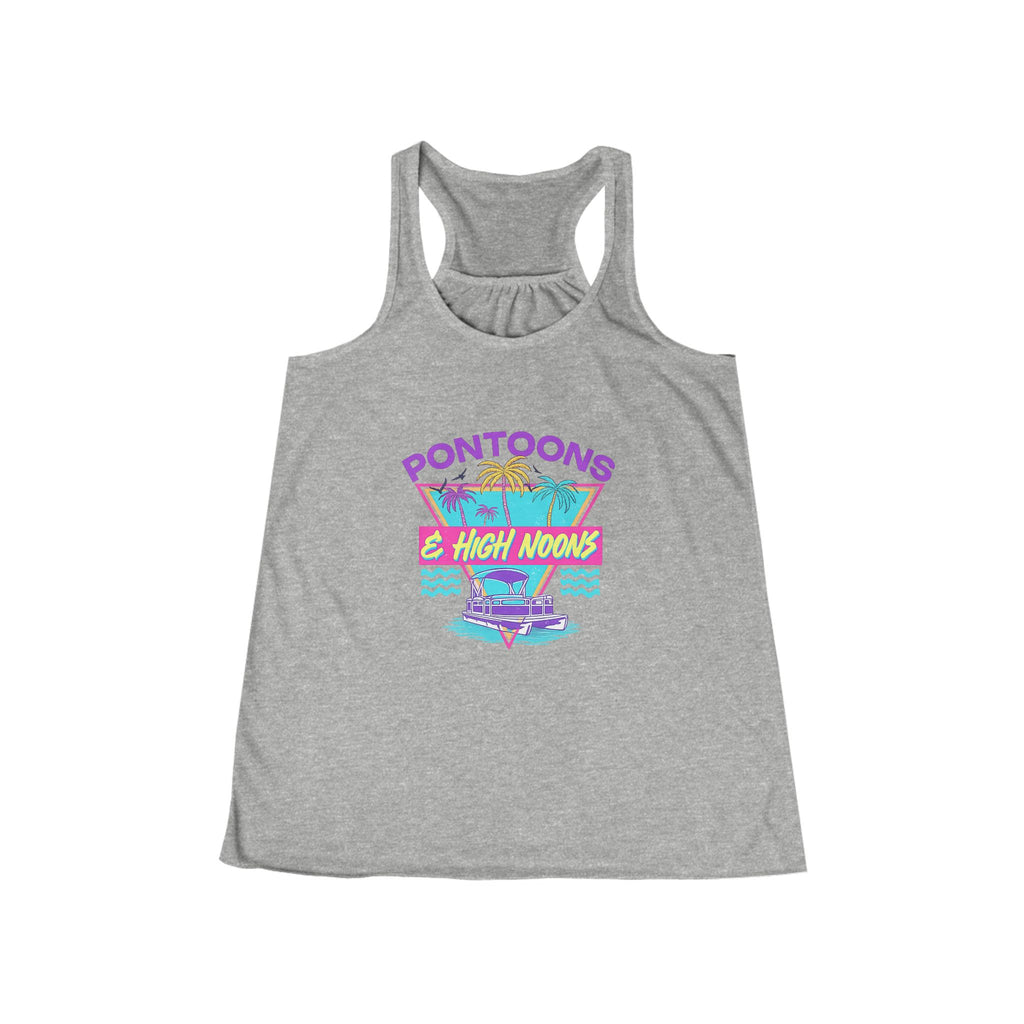 Pontoons and High Noons Flowy Racerback Tank