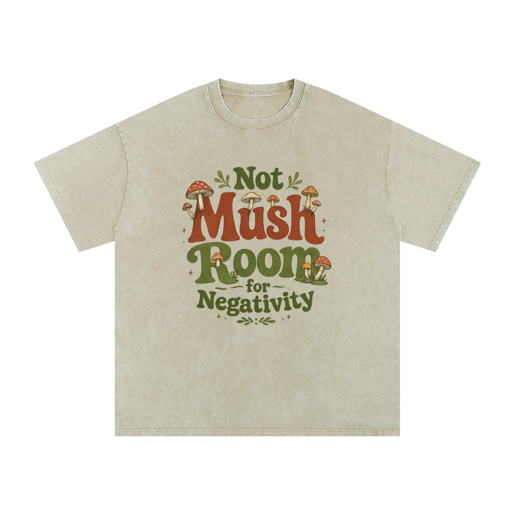 Not Mush Room Oversized Cotton T-Shirt