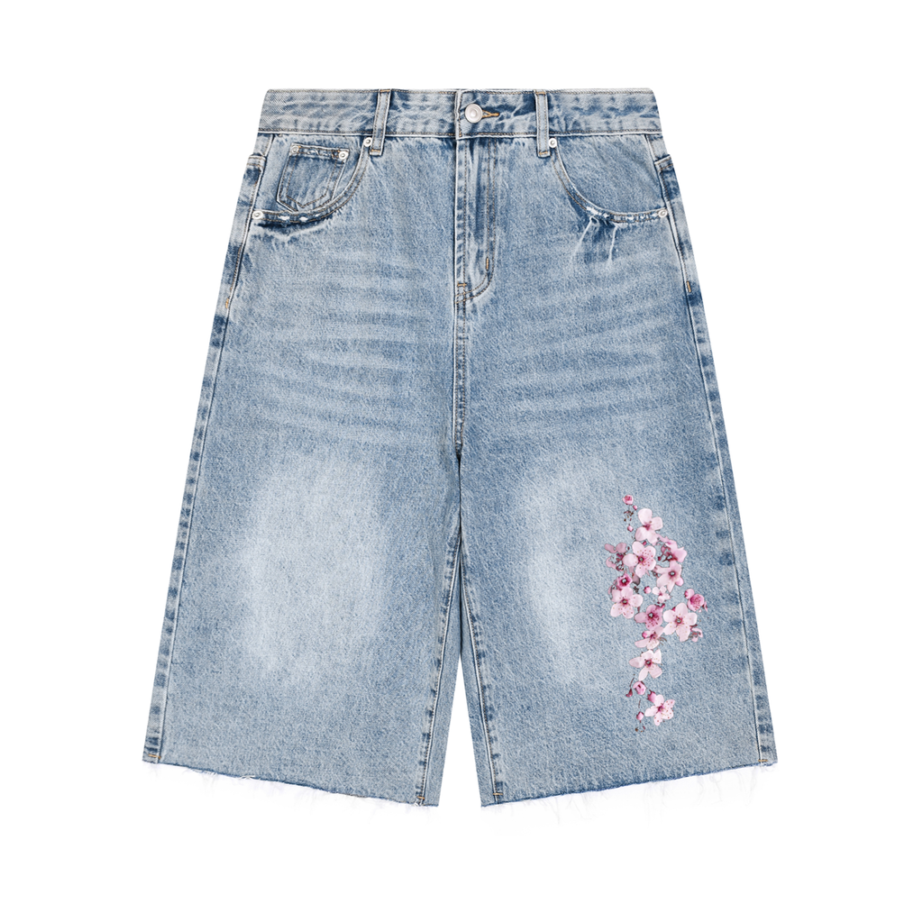 Cherry Blossom Jorts