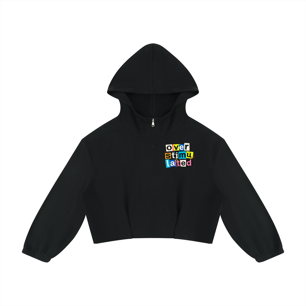Women’s Overstimulated Boxy Quarter-Zip Hoodie