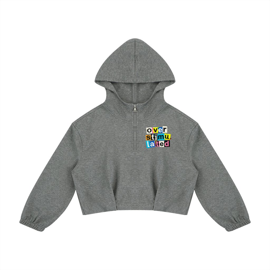 Women’s Overstimulated Boxy Quarter-Zip Hoodie