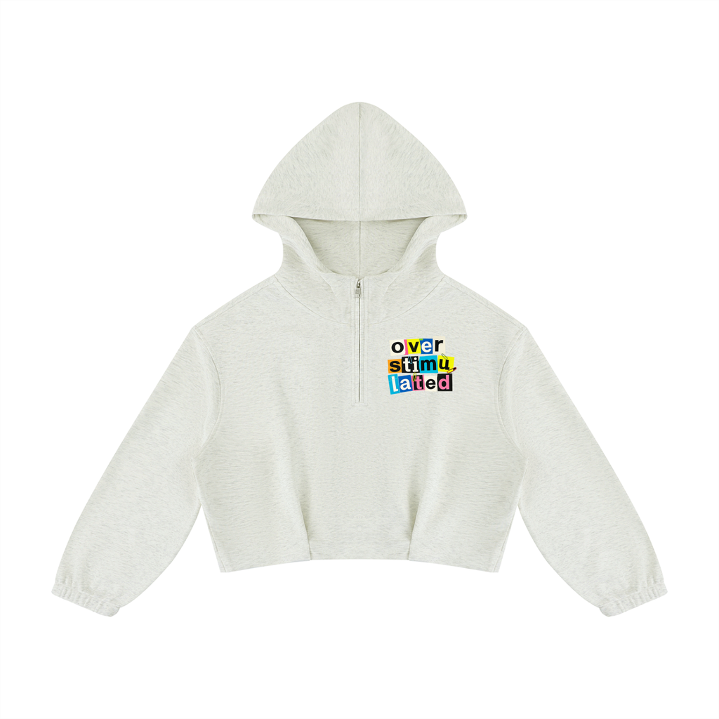 Women’s Overstimulated Boxy Quarter-Zip Hoodie