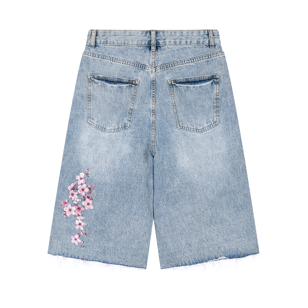 Cherry Blossom Jorts