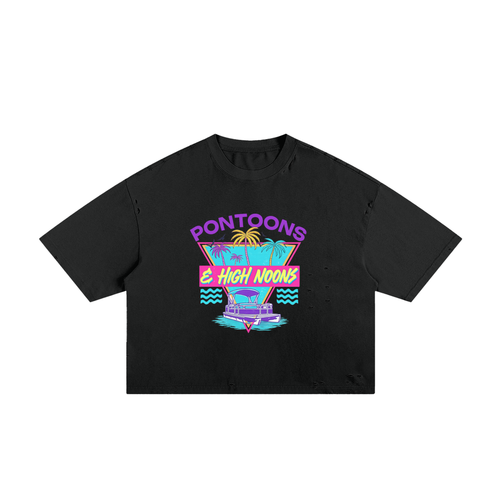 Classic Frayed Boxy Tee