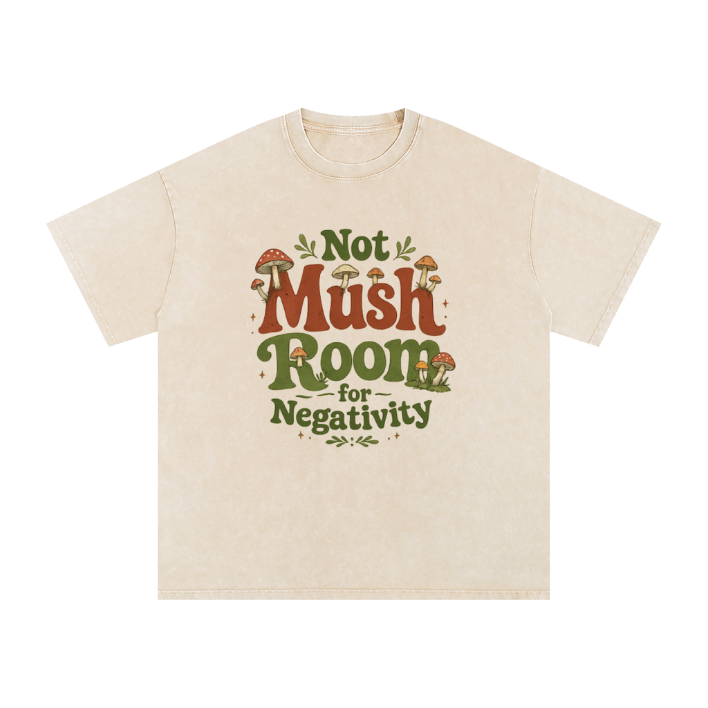 Not Mush Room Oversized Cotton T-Shirt