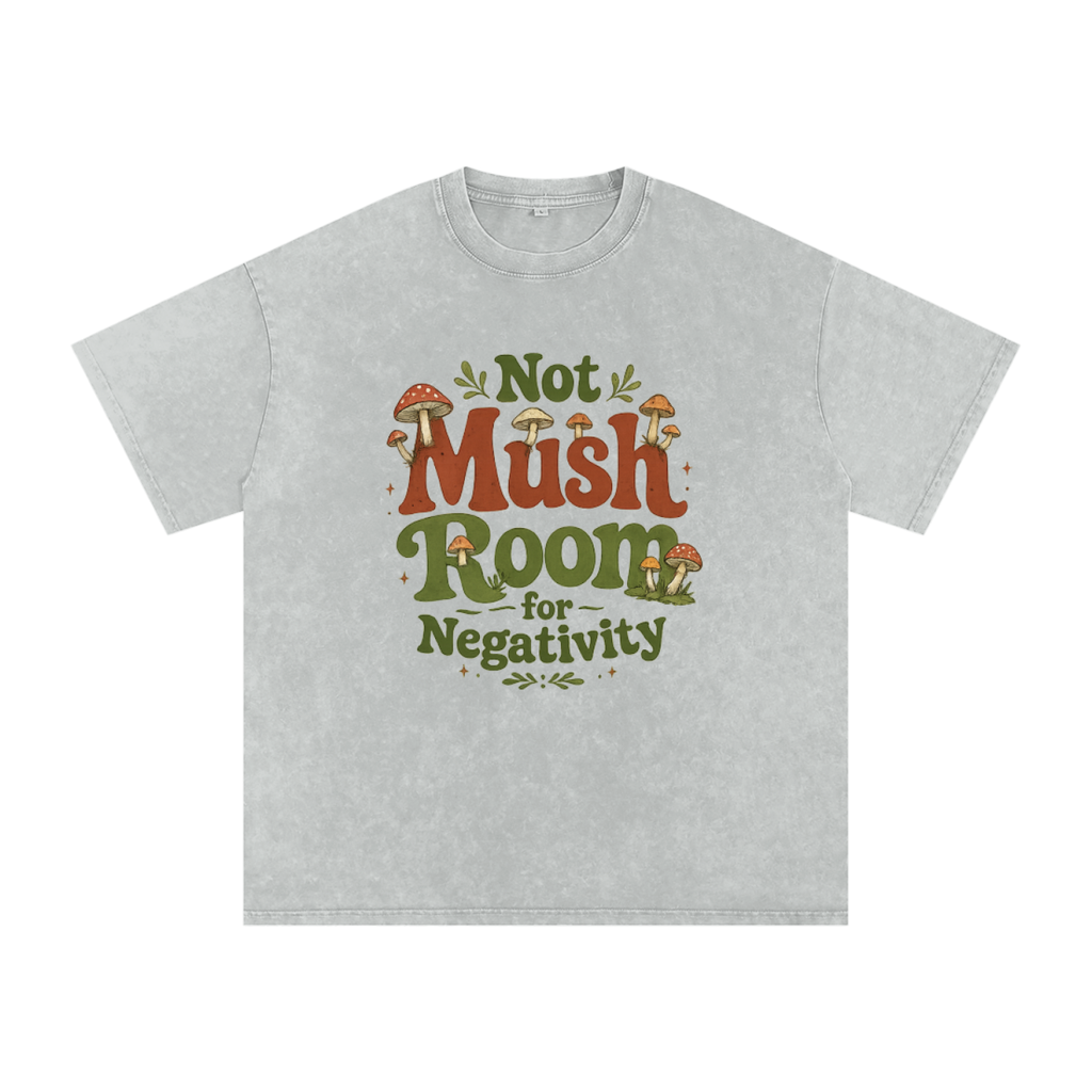 Not Mush Room Oversized Cotton T-Shirt